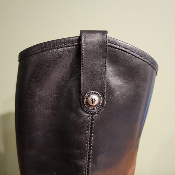 Frye Women's Melissa Button Riding Boots Equestrian Leather Boots Black sz 6 - Picture 5 of 14